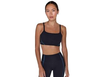 Nike One Convertible Lightly Lined Light Support Sports Bra Womens Bra Black/Black/Armory Navy/Black : LG (US 12-14), Polyester/Spandex