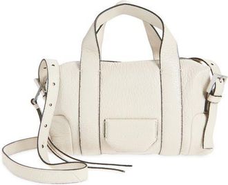 AllSaints Ares G Compact Crossbody Bag in Sahara White at Nordstrom