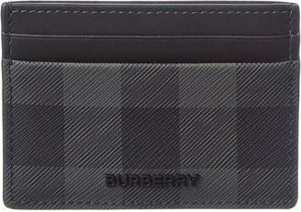 Burberry Check E-Canvas Card Holder