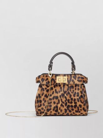 Fendi peekaboo nano chain shoulder bag