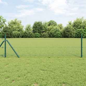 Berkfield Home Hexagon Fence Green 1.2x50 m Steel