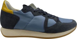 Philippe Model Glitzer Noir Sneakers - Heren - Sneakers - Blauw - 43 EU - Leer - Schoenen