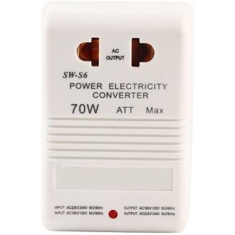 OEM Convertidor De Voltaje De 70 W, De 110 V/120 V A 220 V/240 V, Adaptador Elevador/inversor (enchufe Cn Est&aacute;ndar)