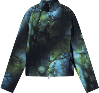 Yohji Yamamoto Giacca con stampa grafica - Nero