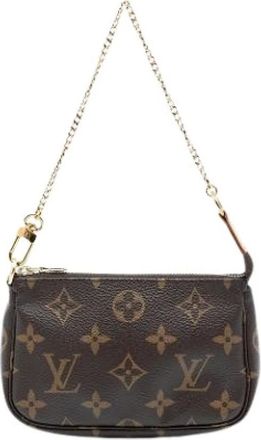 Louis Vuitton Pre-owned Mini Bags, female, Brown, Size: ONE SIZE Pre-owned Canvas Mini Bag