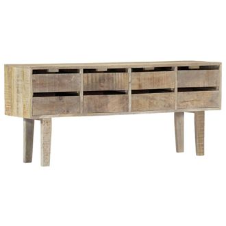 vidaXL Vidaxl - Aparador De Madera Maciza De Mango 140x30x60 Cm