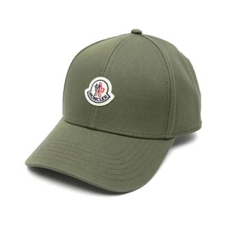 Moncler Caps - Heren - Petten - Groen - ONE Size - Accessoires