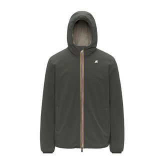 K-Way K-Way, Rain Jackets, male, Green, Size: S Jack St Warm Reversible Jacket