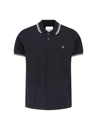 Vivienne Westwood Black Classic Cotton Polo Shirt