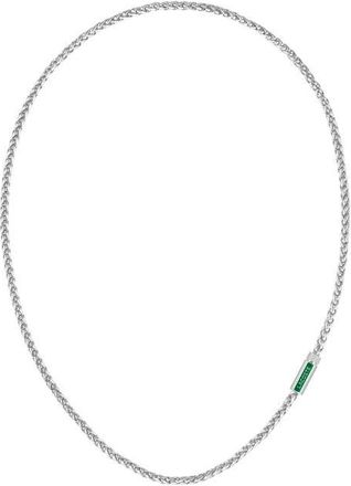 Lacoste Mens Spelt Necklace in Silver at Nordstrom