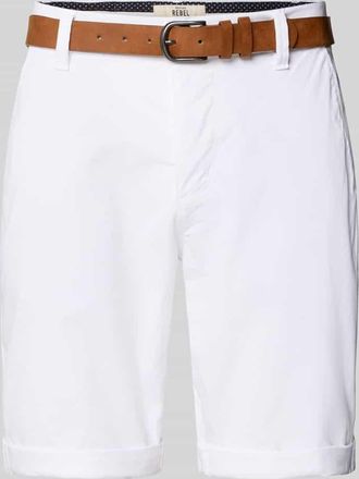 Redefined Rebel Shorts mit G&uuml;rtel Modell MIKE in Weiss, Gr&ouml;&szlig;e XXL