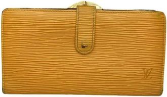 Louis Vuitton Pre-owned Leren Portemonnee - Dames - Vintage Accessoires - Oranje - ONE Size - Leer - Vintage