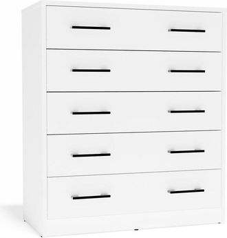 Topeshop Alex - Zapatero - Para La Entrada - 74x84,5x35 Cm - Blanco