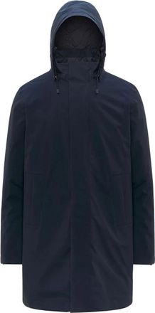 K-Way Thomal Bonded Padded - Heren - Parka Jassen - Blauw - L - Polyester - Jassen