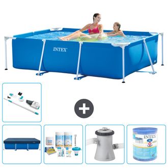 Intex Piscina Con Estructura Rectangular - 220x150x60 Cm - 7-piezas S30015