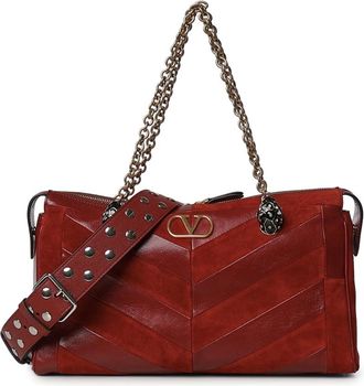 Valentino Garavani Dames, Tassen, Rood, Maat: ONE Size Leer