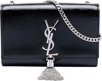 Saint Laurent Pre-owned Saint Laurent Medium Chevron Patent Monogram Kate Tassel Crossbody Ladies C8LD0HMV99A84V4E