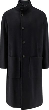 Hev&ograve; Uomo, Cappotti, Nero, XL, new