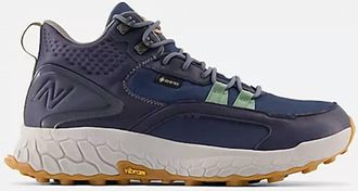 New Balance Mens Fresh Foam X Hierro Mid Gtx Shoe In Natural Indigo/eclipse/jade