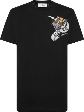 Philipp Plein T-Shirt Round Neck Ss Tattoo