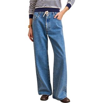 La Ligne Jenny Mid Ride Drawstring Jean in Dexter at Nordstrom, Size 31