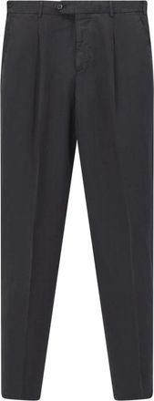 Pantaloni Torino Straight Broeken - Heren - Straight fit broeken - Zwart - L - Leer - Broeken