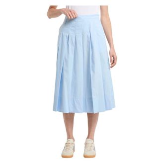 Marella Dritto Skirt - female - Marella - Midi Skirts - Blue - XS - Skirts