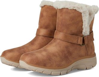 Skechers Easy Going - Dreamers Move - Hands Free Slip-Ins Womens Boots Chestnut : 8.5 B - Medium, Leather