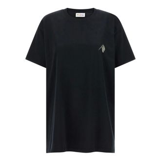The Attico Il Primo Bagno T-shirt - female - The Attico - T-Shirts - Black - 2XS - Tops