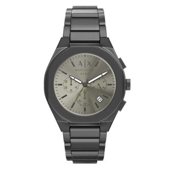 A|X Armani Exchange Sync Chronograph Gray Dial Quartz Mens Watch AX4296