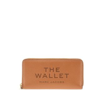 Marc Jacobs Grained leather zip-around wallet Woman One Size