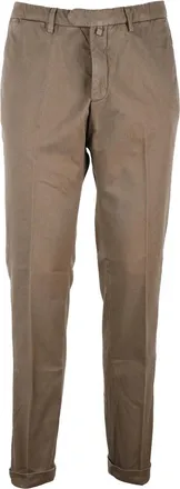 Bsettecento Bsettecento Regular Fit Trousers with Tailored Silhouette