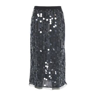 Semicouture Mujer, Faldas, Negro, Talla: S