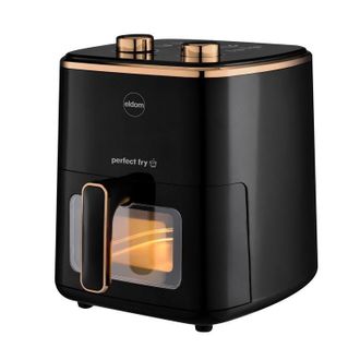 Eldom Eldom - Freidora Sin Grasa Fritta, Capacidad 5,0 L, Regulable Temp., Reloj, 1500 W