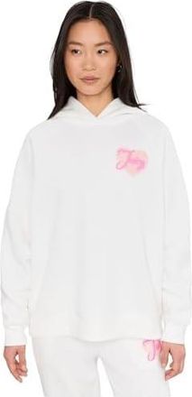 Juicy Couture Raglan Sleeve Oversized Fit Hoodie Womens Sweatshirt Angel : LG (US 10-12), Cotton/Polyester