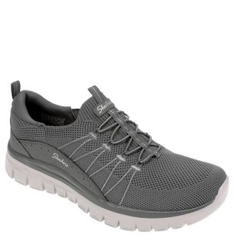 Skechers Womens Graceful-Picture Perfect Sneaker, Charcoal, 5.5 UK