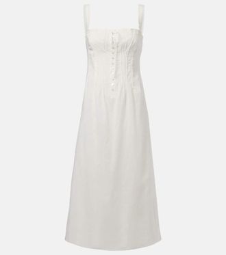 Staud Matilde cotton midi dress