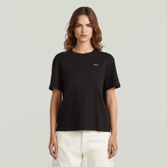 G-Star Logo T-Shirt - Zwart - Dames