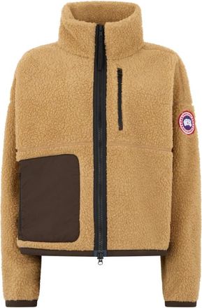 Canada Goose Simcoe Fleece Jacket - Dames - Fleece jassen - Beige - S - Wol - Fitness