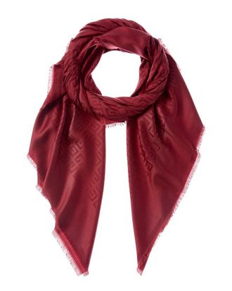 Givenchy 4G All Over Blended Silk & Wool Scarf