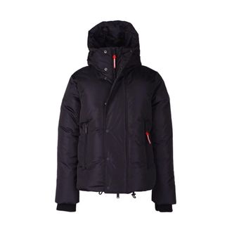 Dsquared2 Down Jackets, male, Black, Size: 2XL Hooded Puffer Jacket