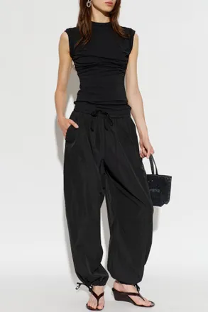 Alexander Wang Top With Ruching, Womens, Black