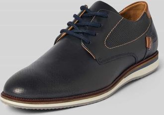 Bullboxer Derby aus Leder mit Schn&uuml;rung in Marine, Gr&ouml;&szlig;e 41