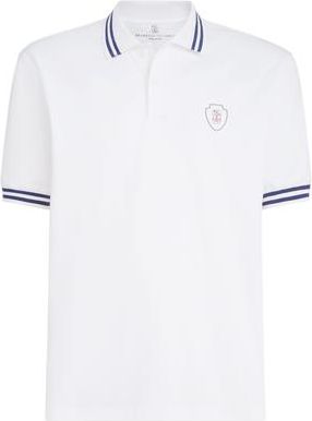 Brunello Cucinelli Jersey polo shirt in Panama at Nordstrom, Size Xxx-Large Eu