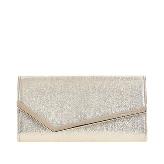 Jimmy Choo London Emmie glittered pouch Woman One Size