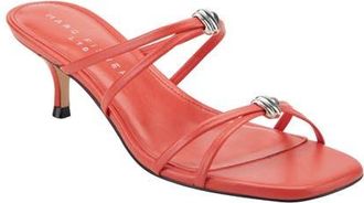 Marc Fisher Baizel Strappy Slide Sandal in Medium Red at Nordstrom, Size 5.5