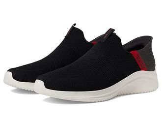 Skechers Ultra Flex 3.0 Viewpoint Hands Free Slip-Ins Mens Shoes Black/Red : 10.5 D - Medium, Textile