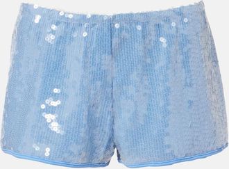 Os&eacute;ree Os&eacute;ree Shorts con paillettes