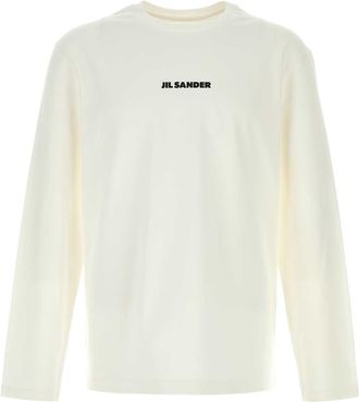 Jil Sander White Cotton T Shirt