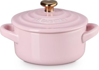 LE CREUSET Mini Round Stoneware Baking Dish in Chiffon Pink at Nordstrom, Size 8 Oz